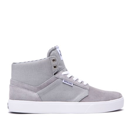 Supra Yorek High Grå Høye Sneakers Herre [NO-4-W382]
